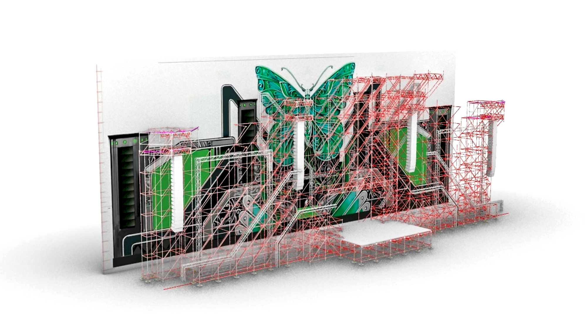 Giant Butterfly Stage